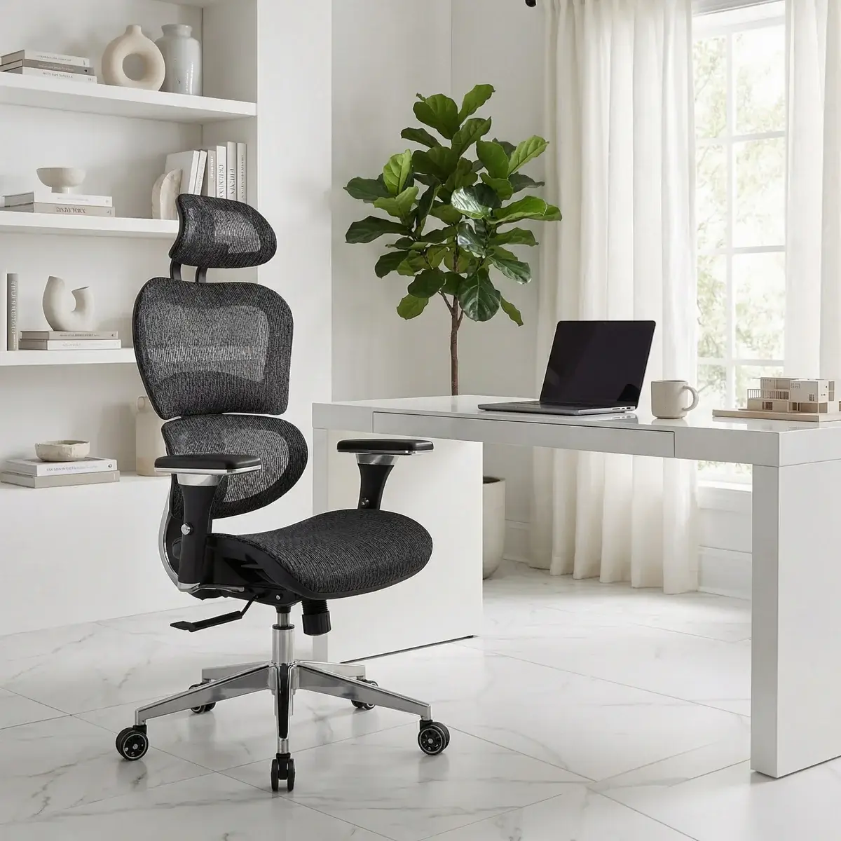 Nouhaus Ergo3D ergonomic office chair with 3D adjustable armrests